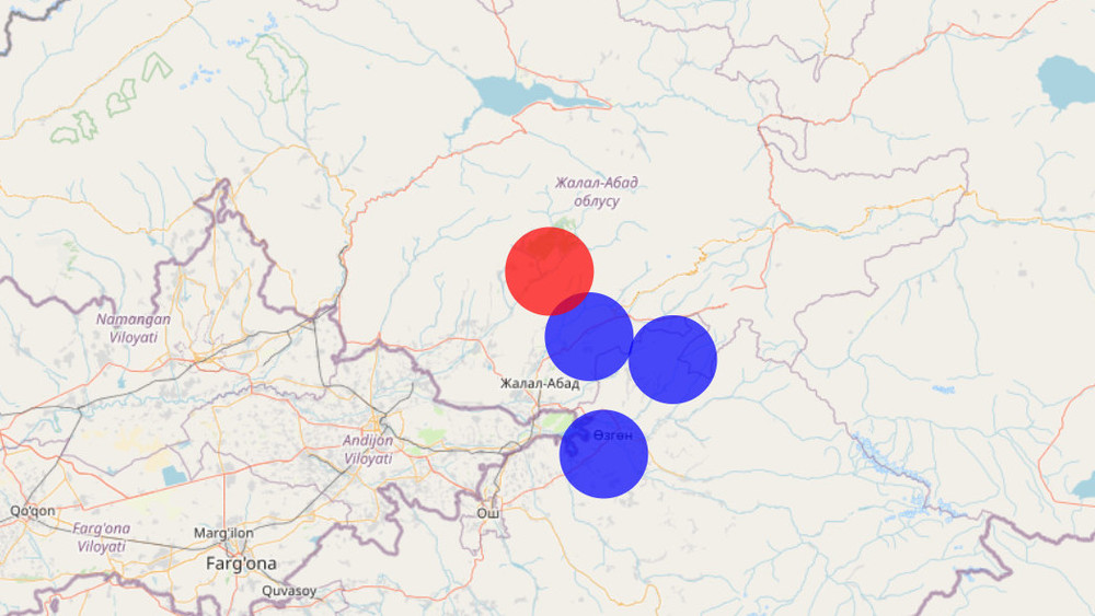Жалал-Абадда жер титиреди