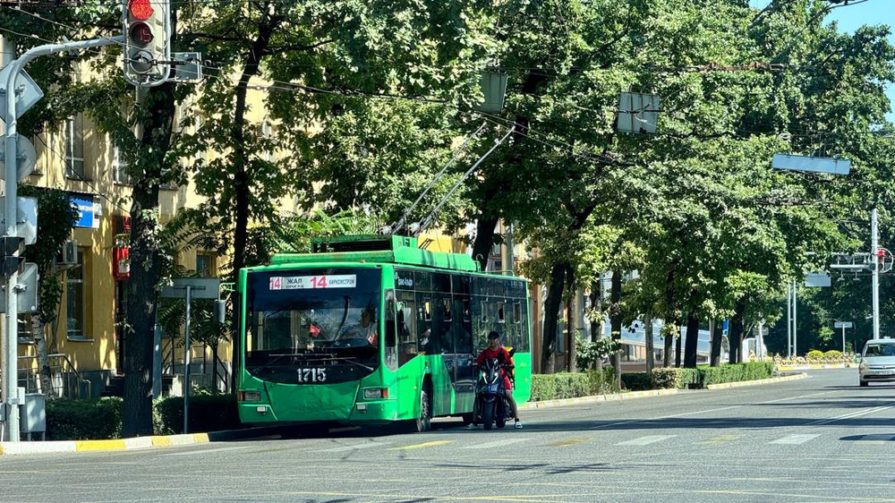 Бишкекте 4-7-ноябрь күндөрү троллейбус каттамы токтотулат